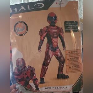 3D Red and Black Jumpsuit Costume